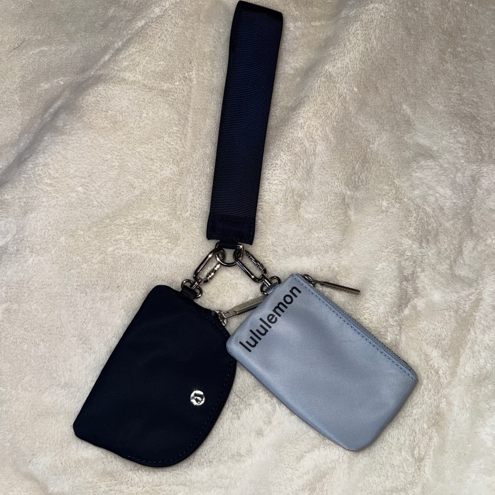 Lululemon Blue Wristlet Set